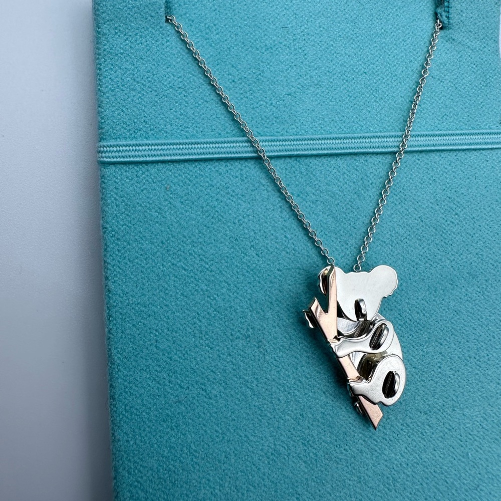 Tiffany & Co. save the wild koala 16-18” Necklace new